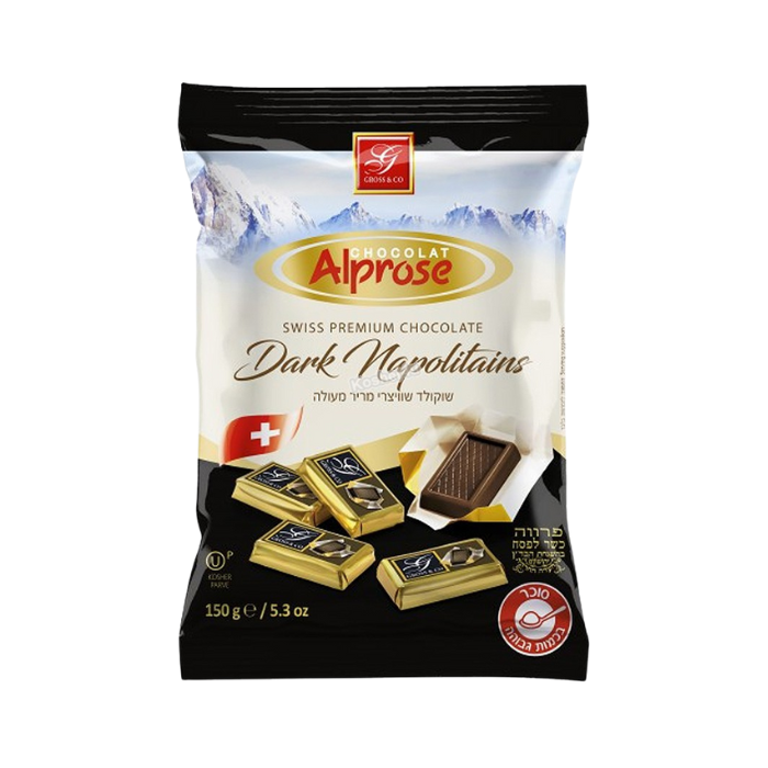 Цукерки із гіркого швейцарського шоколаду Gross Alpose Chocolate Napolitan 150 г (НФ-00002627)