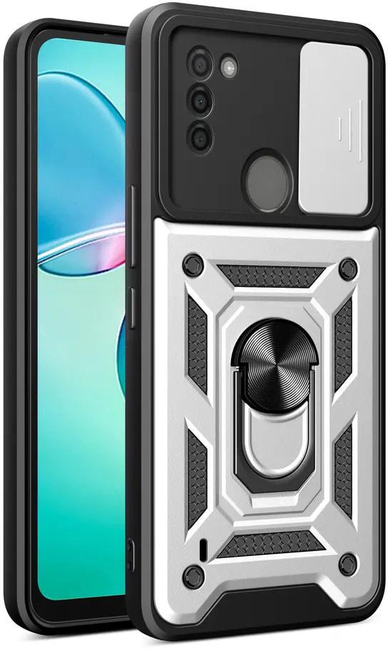 Чехол с защитой камеры 3DGuard Nokia C31 Silver (33858-59)