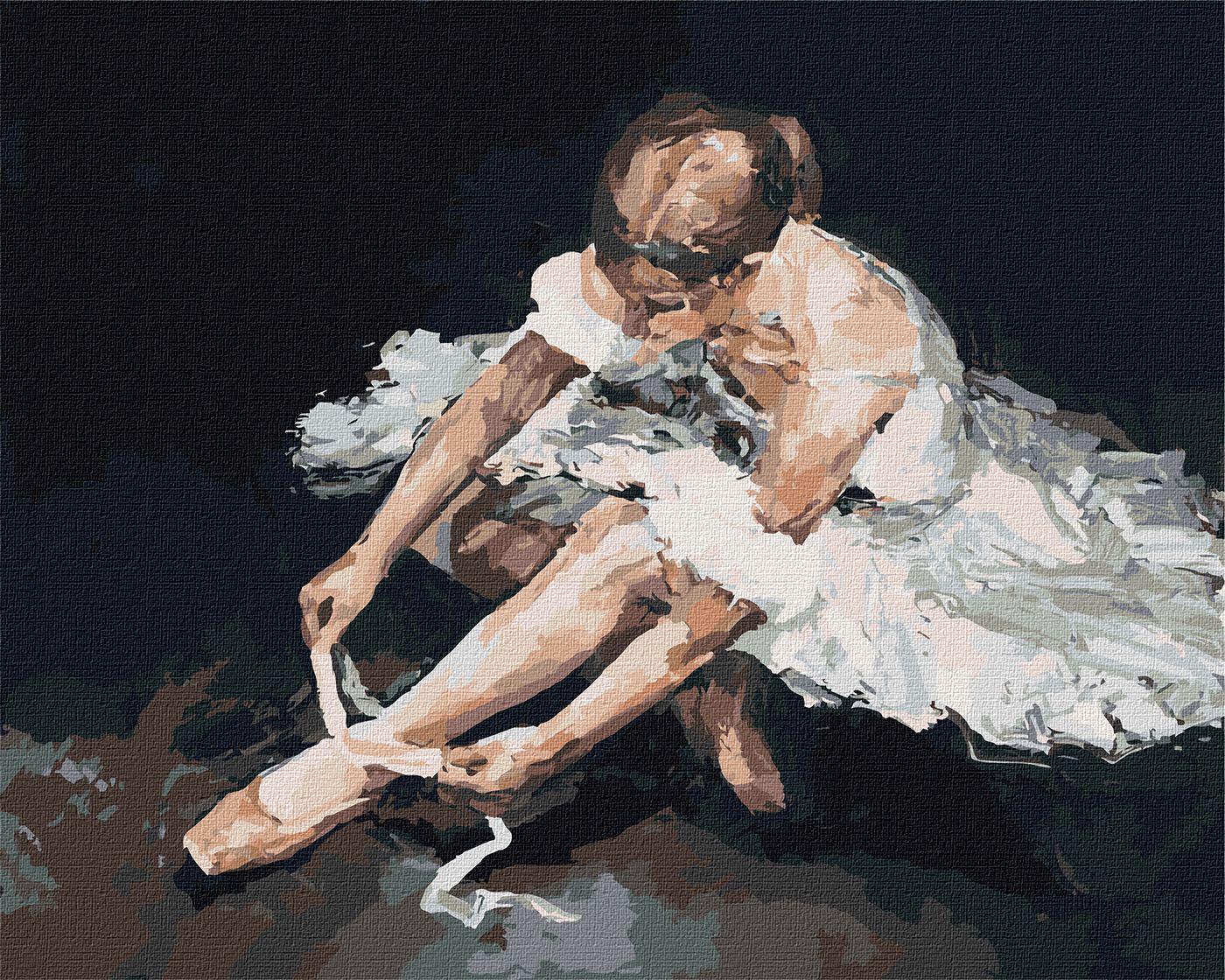 Набір для розпису по номерах Ideyka Жіноча грація КНО4902 40x50 см (MTT-152742)