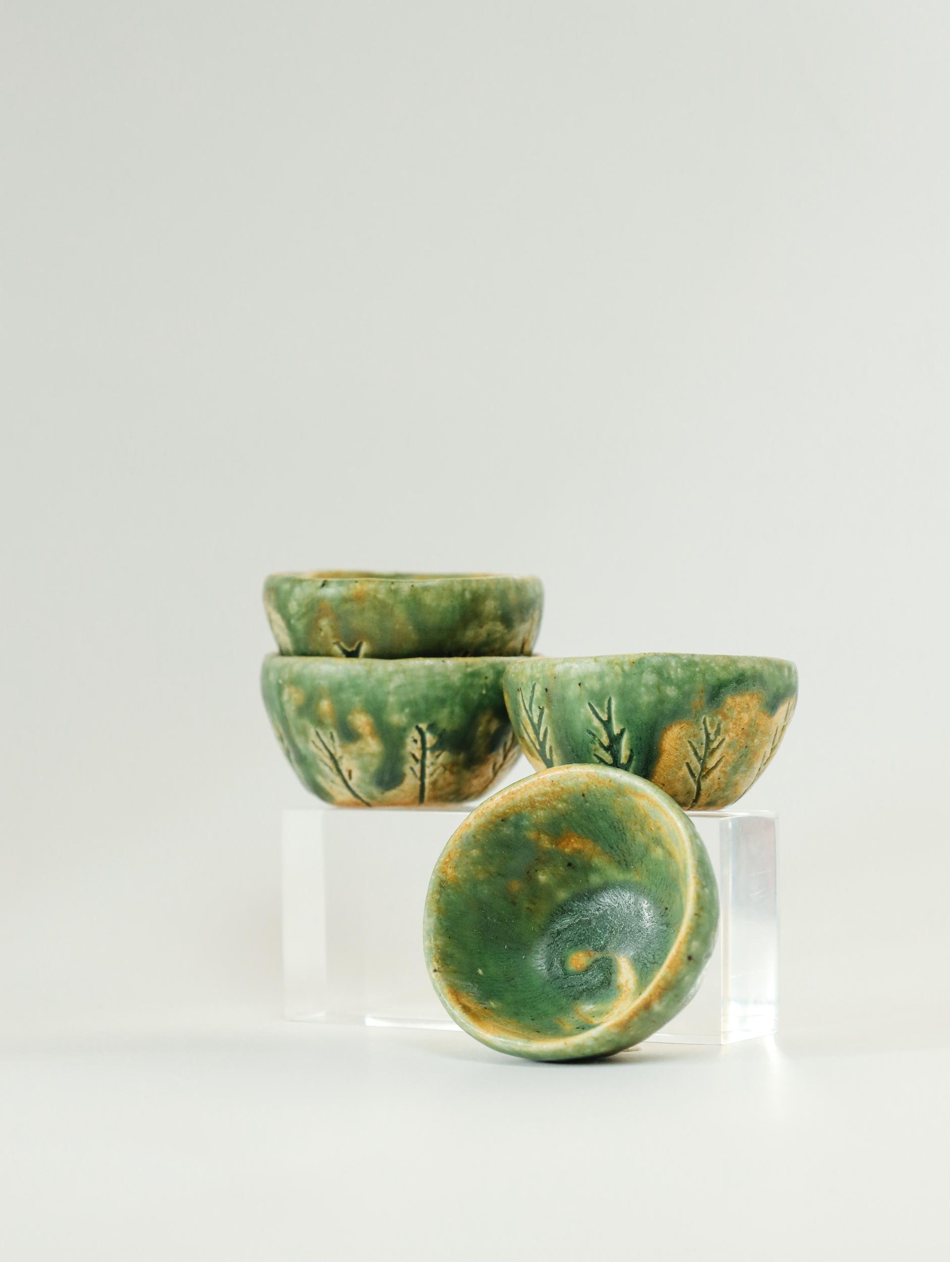 Піала чайна Ельфійська міні ручної роботи (CUP-016) - фото 2 Піала чайна Ельфійська міні ручної роботи (CUP-016) - фото 2