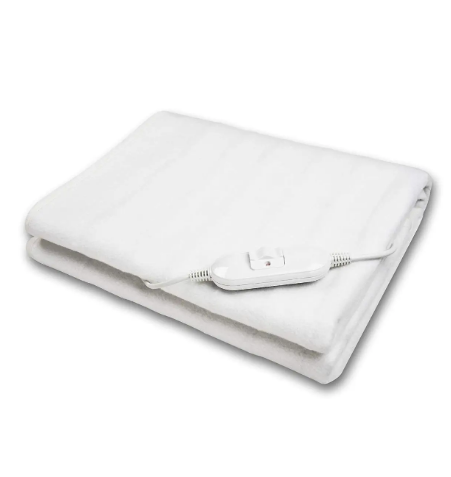 Электропростынь односпальная Electric Blanket 150х120 см Белый (GR-05313)