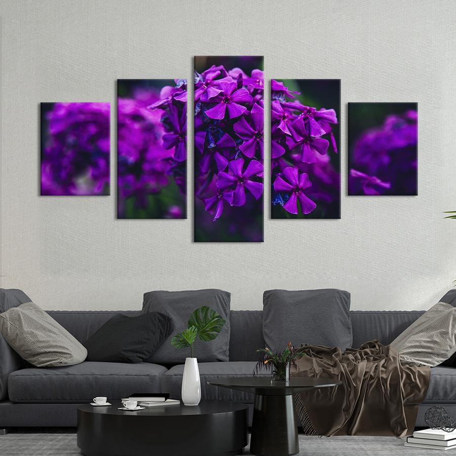Картина на холсте Восхитительные цветы флоксы 187x94 см (897-52)