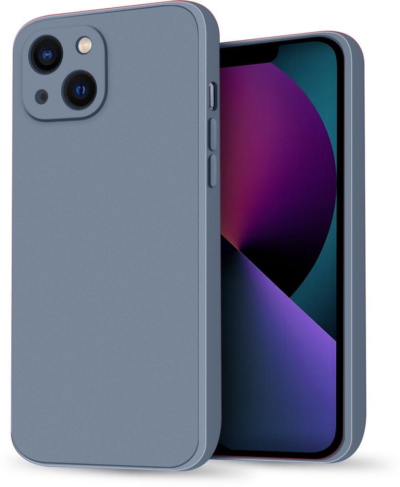 Силиконовый чехол HardCorner iPhone 13 (с микрофиброй) Gray Blue (35393-6D)