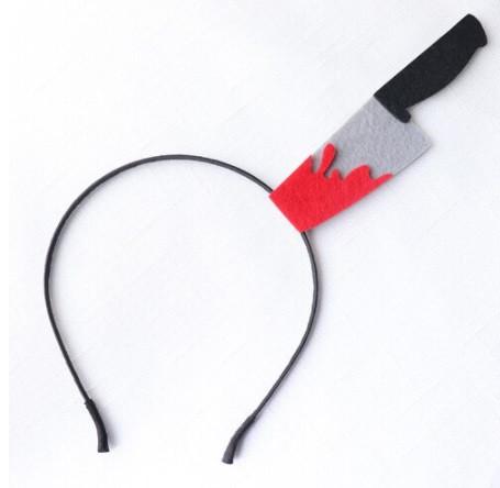 Декор на Хэллоуин обруч Нож One size Разноцветный (2180)