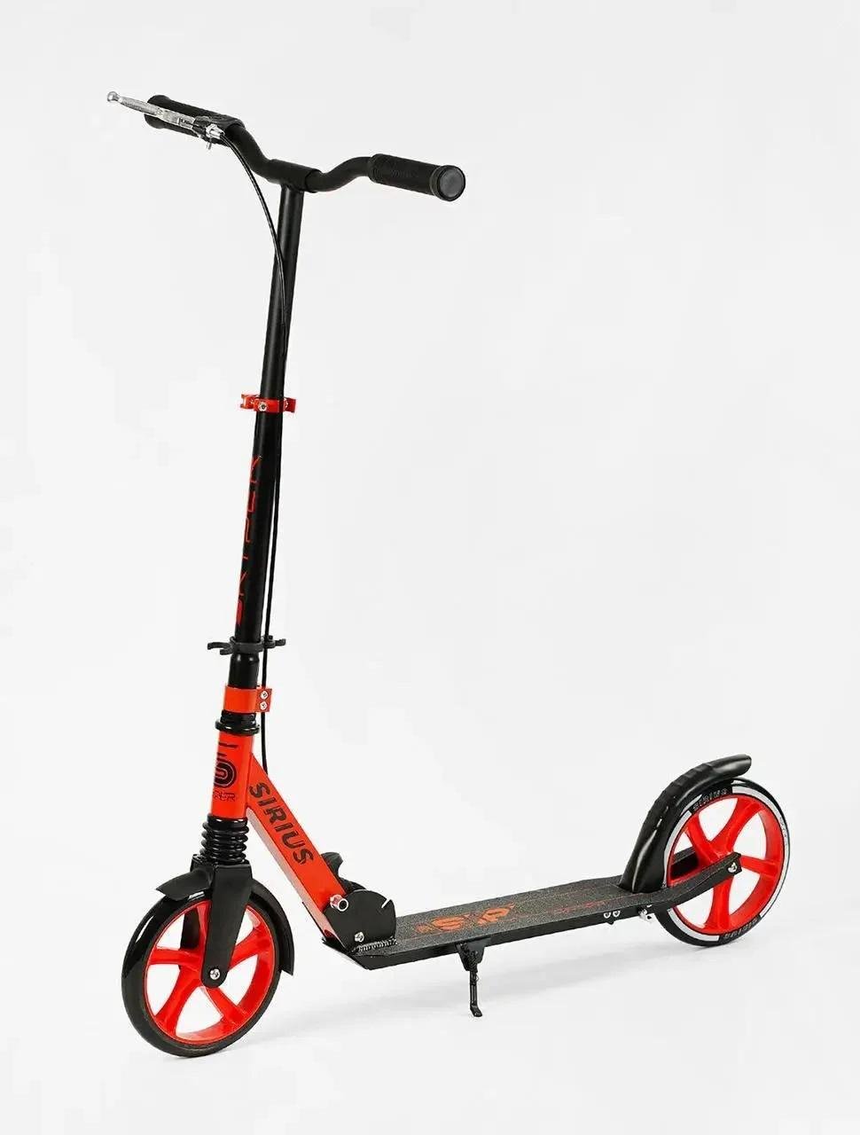 Самокат двоколісний Skyper Sirius Чорно-червоний (86735) - фото 1