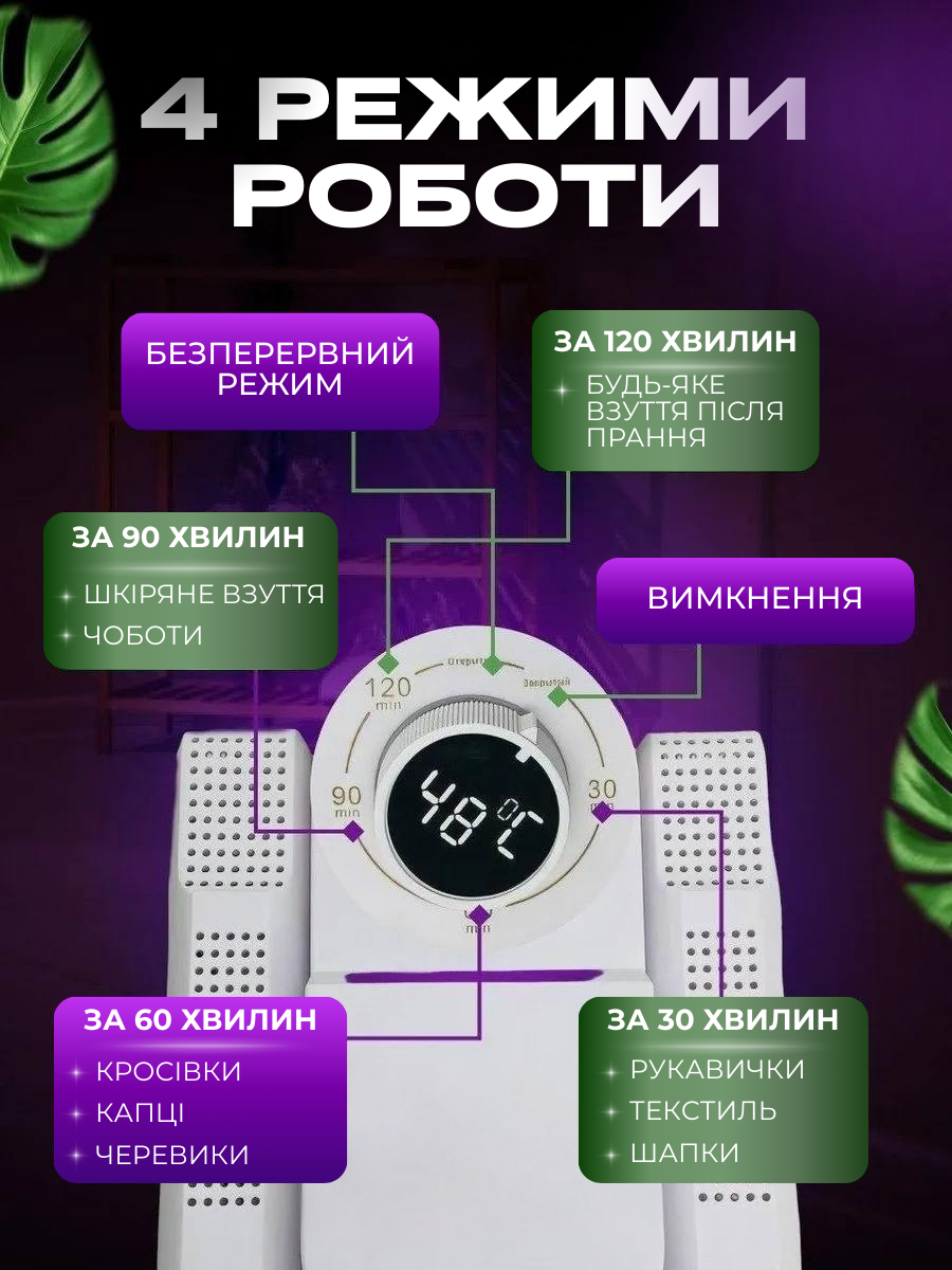 Сушарка для взуття 220V Білий (2793466341) - фото 6 Сушарка для взуття 220V Білий (2793466341) - фото 6