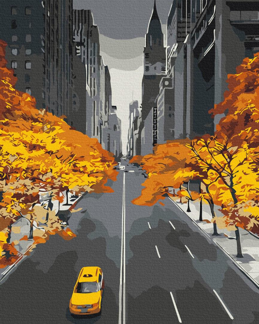 Картина по номерам Brushme Премиум Золото Нью-Йорка 40x50 см (PBS51692)