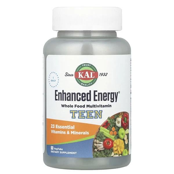 Витаминно-минеральный комплекс KAL Enhanced Energy Teen 60 вег. табл. (000023502) Витаминно-минеральный комплекс KAL Enhanced Energy Teen 60 вег. табл. (000023502)