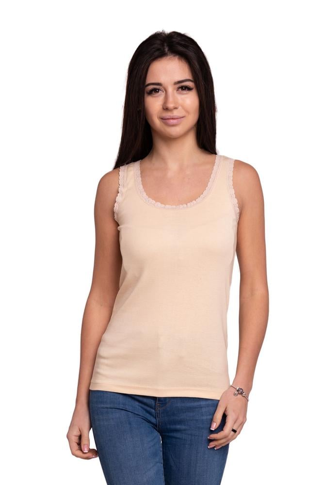 Майка женская Наталюкс S Бежевый (2121123287521)