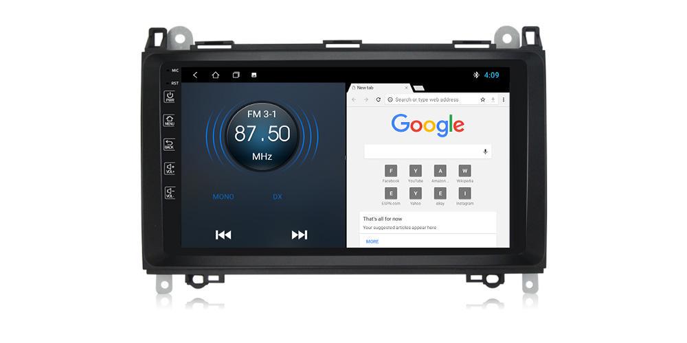 Автомагнитола штатная Phantom DVA-2K9 Pro Max Mercedes Vito/Viano/Sprinter/Crafter 9" (PH-8968128)