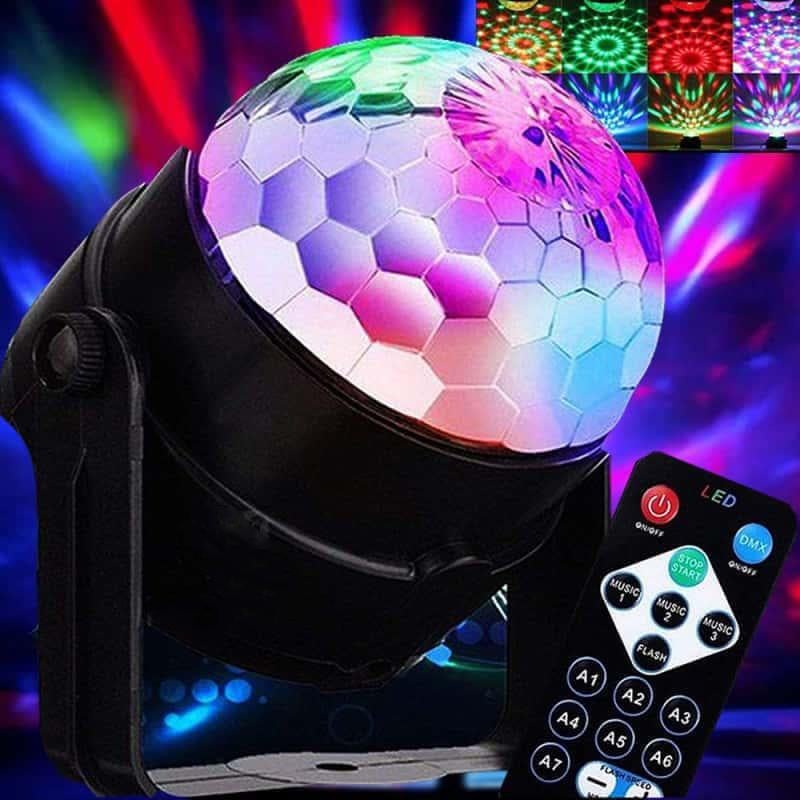 Диско-куля з пультом управління Magic Ball Light 4 кольори - фото 2