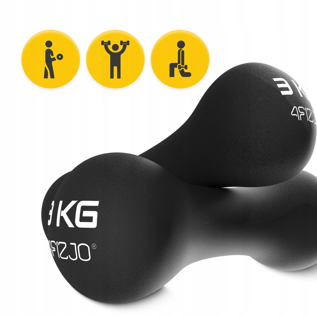 Гантели виниловые 4FIZJO 8-shape 2x3 кг (P-5907739312037) - фото 6 Гантели виниловые 4FIZJO 8-shape 2x3 кг (P-5907739312037) - фото 6