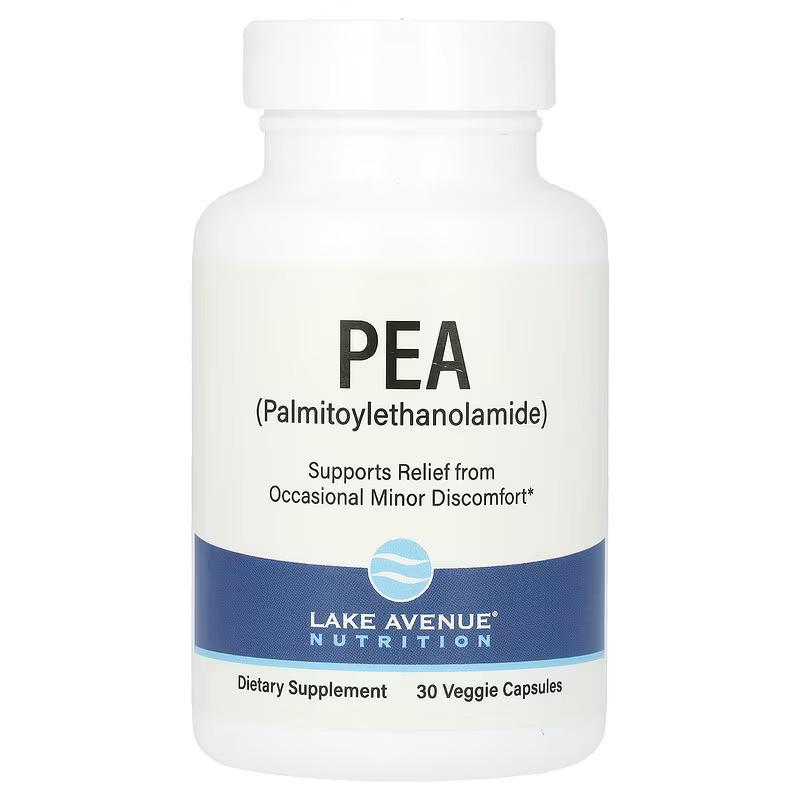 Пальмитоилетаноламид Lake Avenue Nutrition PEA 30 капсул