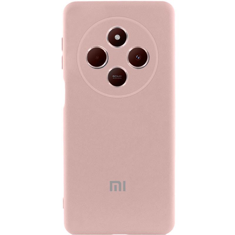 Протиударний Чохол Silicone Cover Lakshmi Full Camera (AAA) with Logo для Xiaomi Redmi 14C / Poco C75 Рожевий/Pink Sand