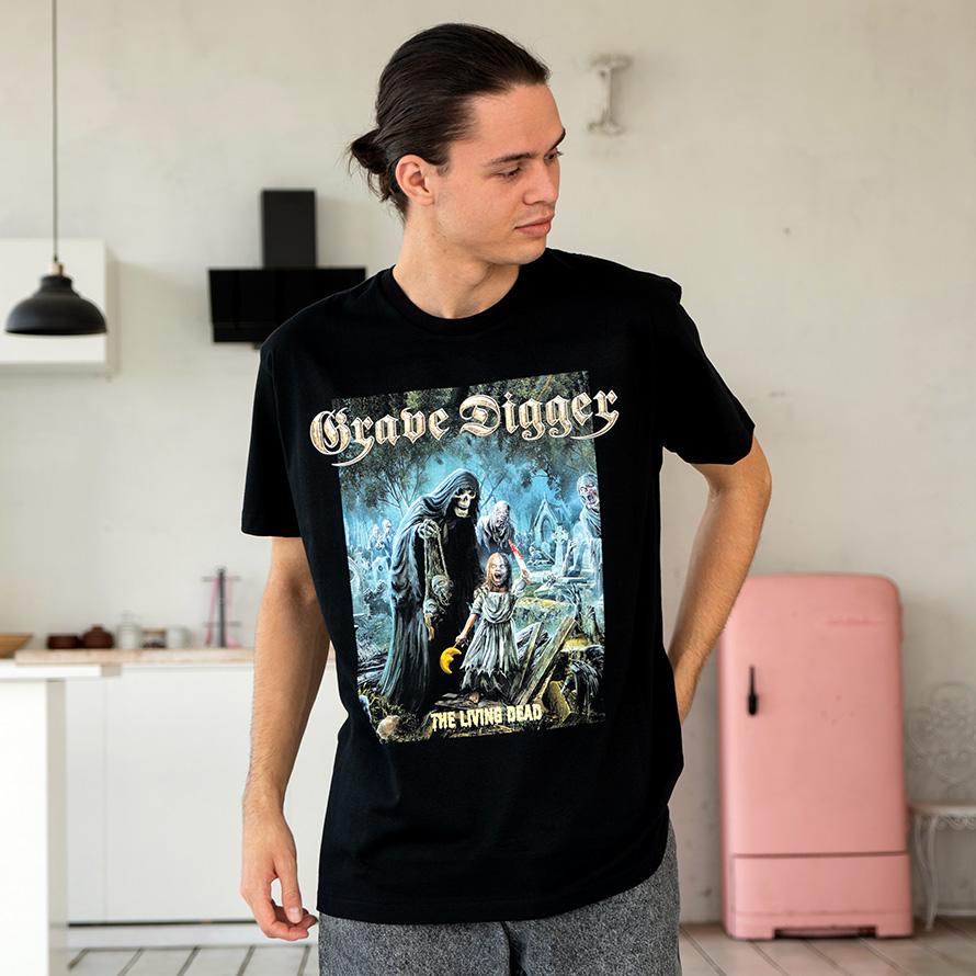 Футболка унисекс Grave Digger The Living Dead 2018 3XL Черный (32701200)