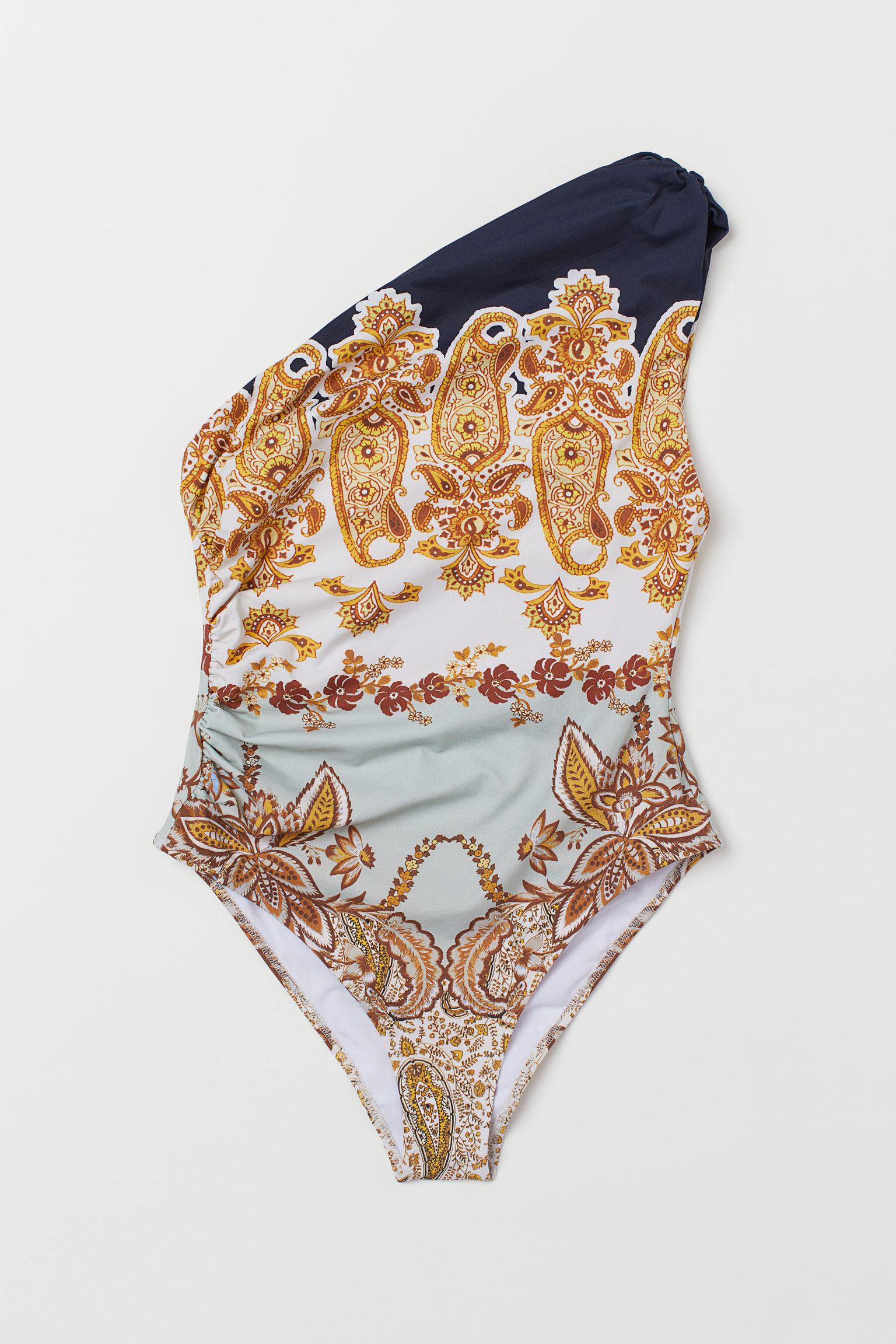 Купальник H&M Узор р. 44 Молочный (10027741079)