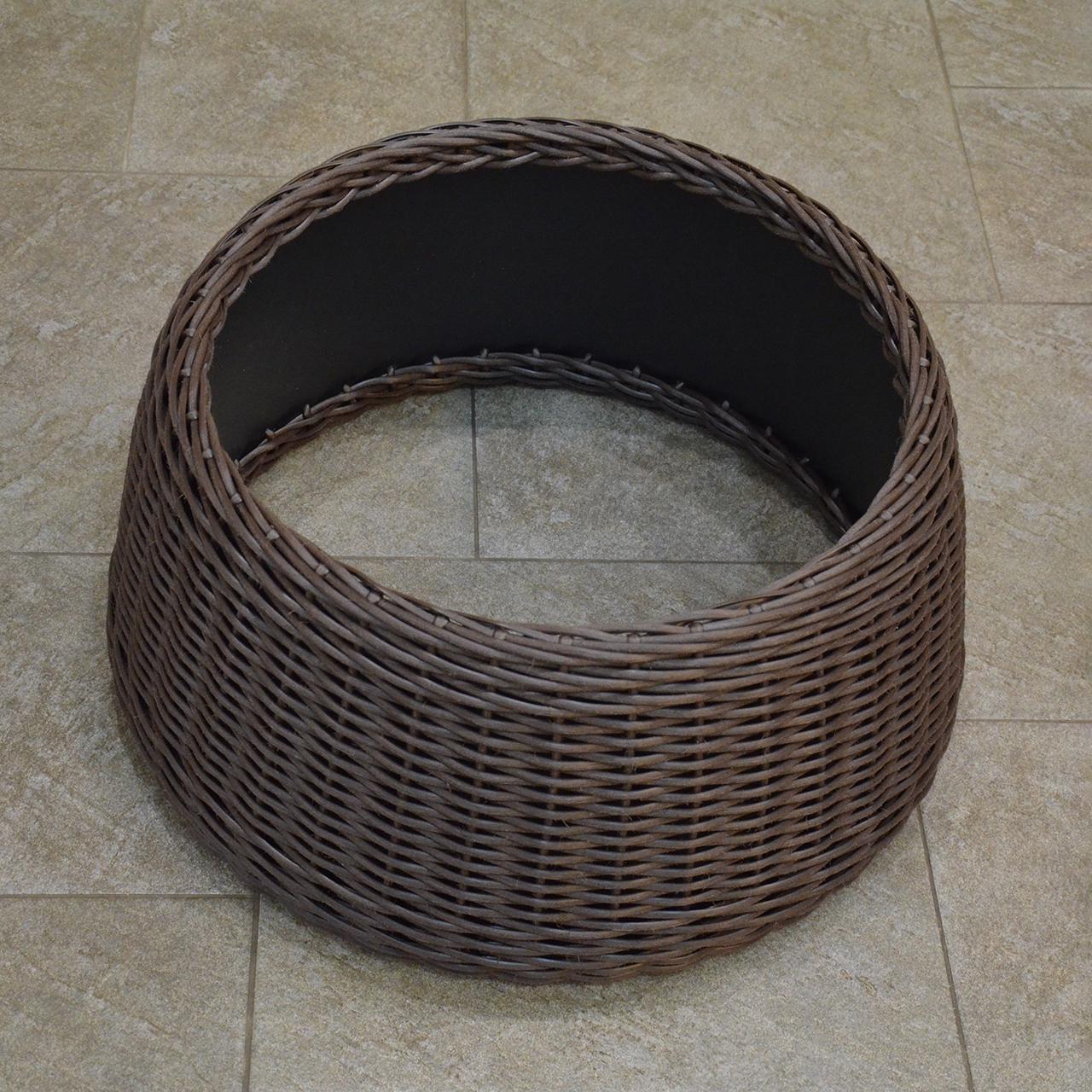 Подставка-юбка под елку плетеная из искусственного ротанга/ручной работы L Чесаный венге (23297119) - фото 4