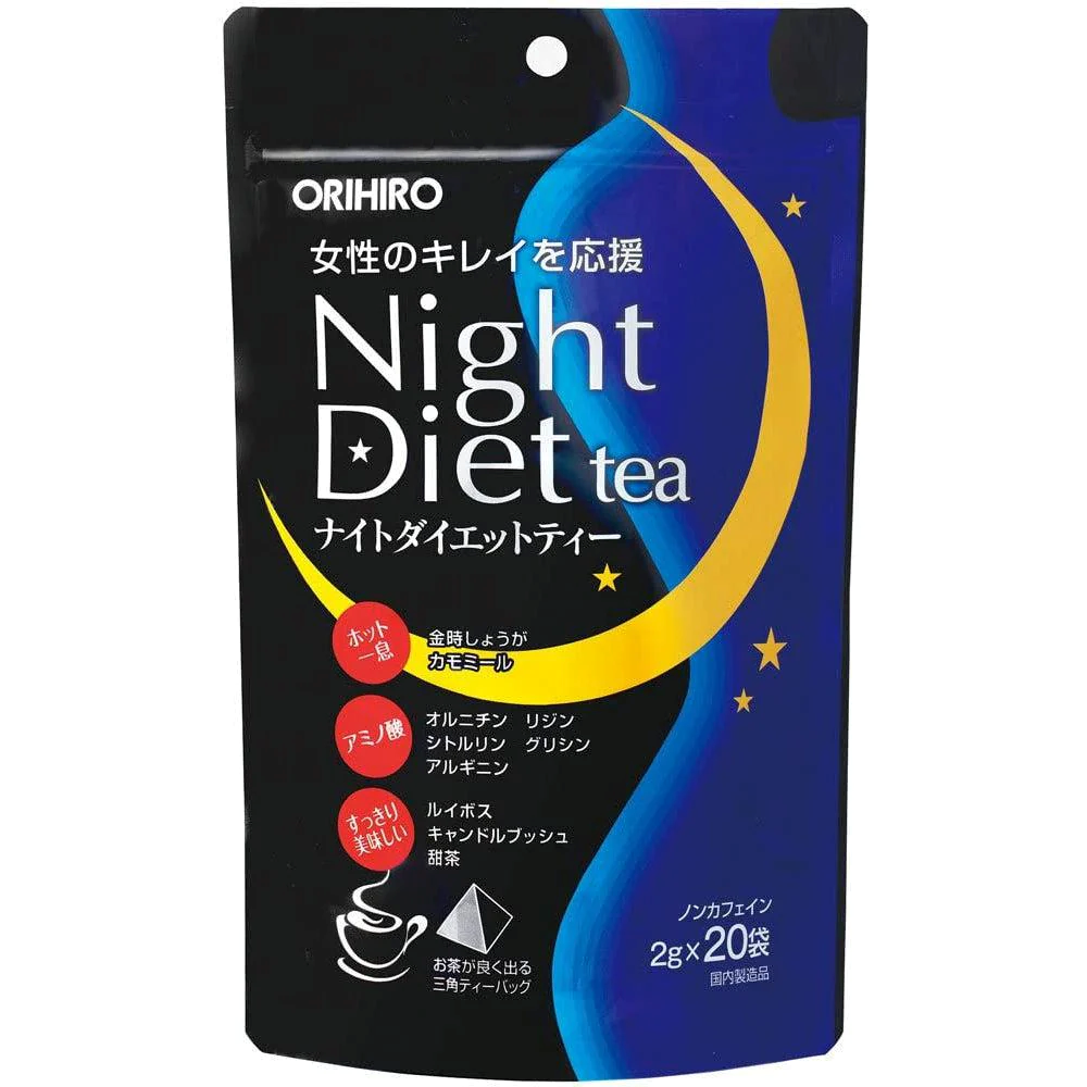 Чай для похудения Orihiro Night Diet Tea ночной 20 пакетиков (2843757989)