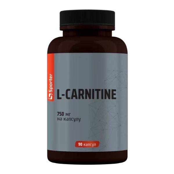 Жироспалювач для спорту Sporter L-Carnitine 750 мг 90 капс. (000027364)