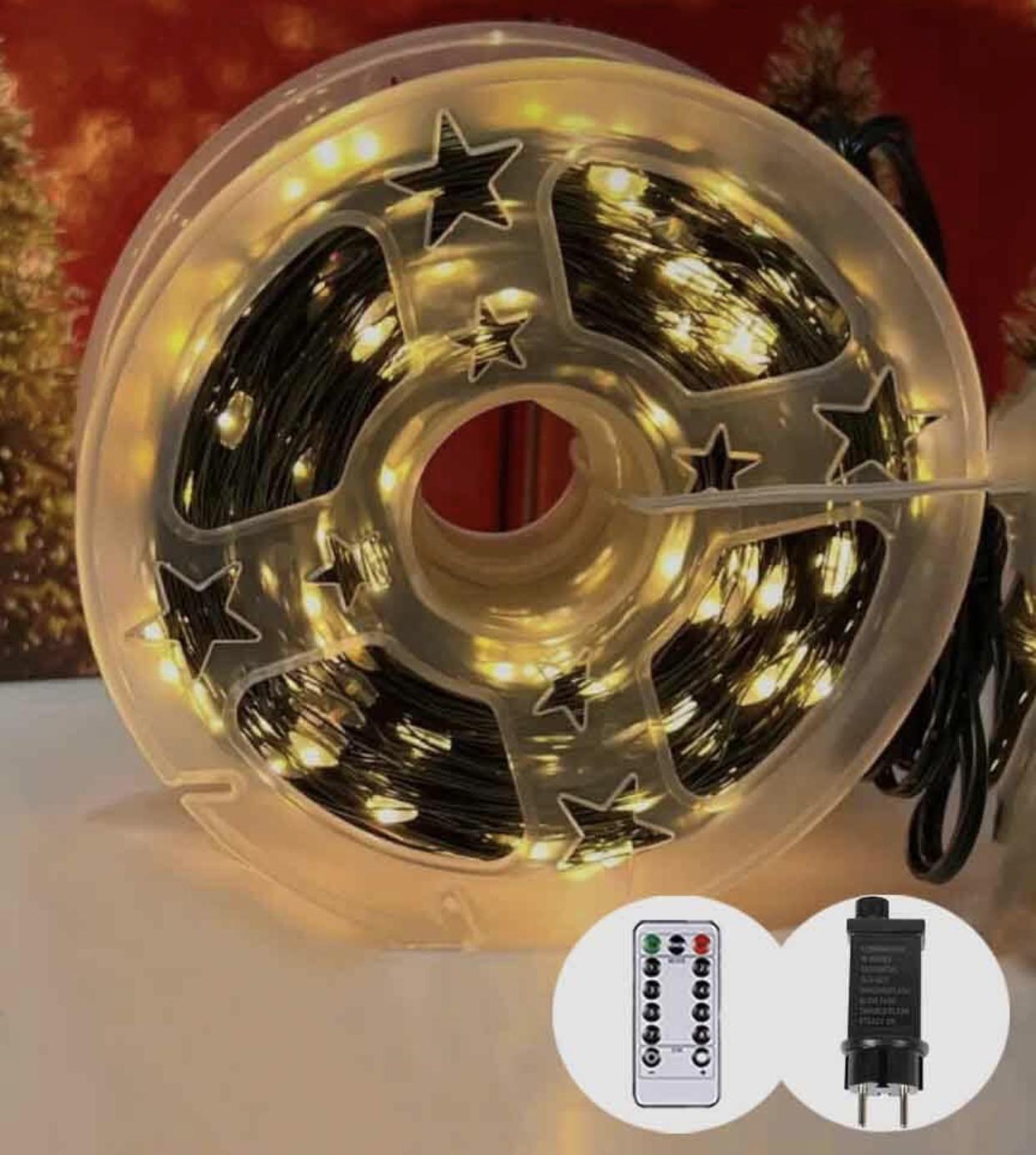 Гірлянда-нитка Роса 2000LED з пультом від мережі 200 м Теплий Білий (22773275) - фото 2 Гірлянда-нитка Роса 2000LED з пультом від мережі 200 м Теплий Білий (22773275) - фото 2