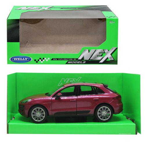 Машина металл Porsche Macan Turbo 1:24 Cherry (195356)