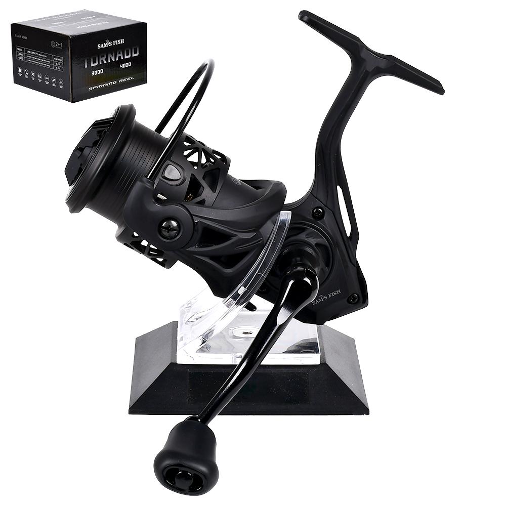 Котушка риболовна Sams Fish Tornado 4000 2+1bb Black (SF24343-4) - фото 5