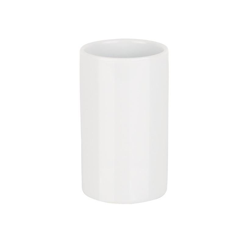Стакан для зубных щеток Spirella TUBE Porcelain 7х11,5 см Белый (10,16061)