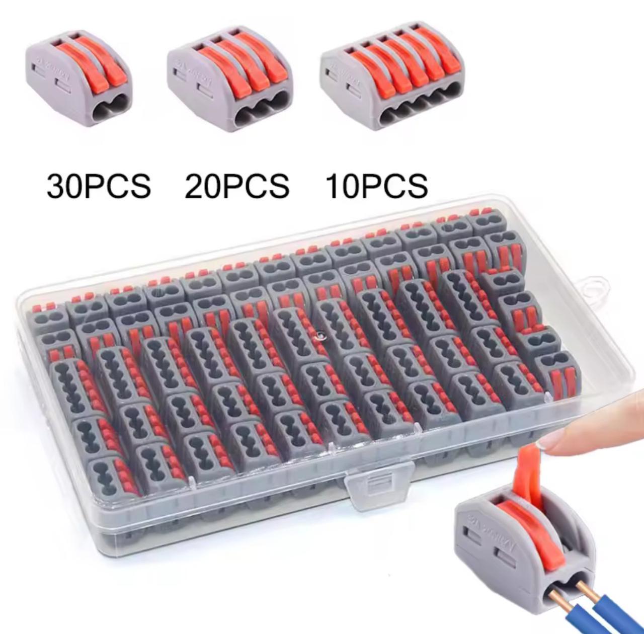 Набір клемників типу Wago з'єднувачі дротів 60 шт. (2493099212) - фото 5 Набір клемників типу Wago з'єднувачі дротів 60 шт. (2493099212) - фото 5