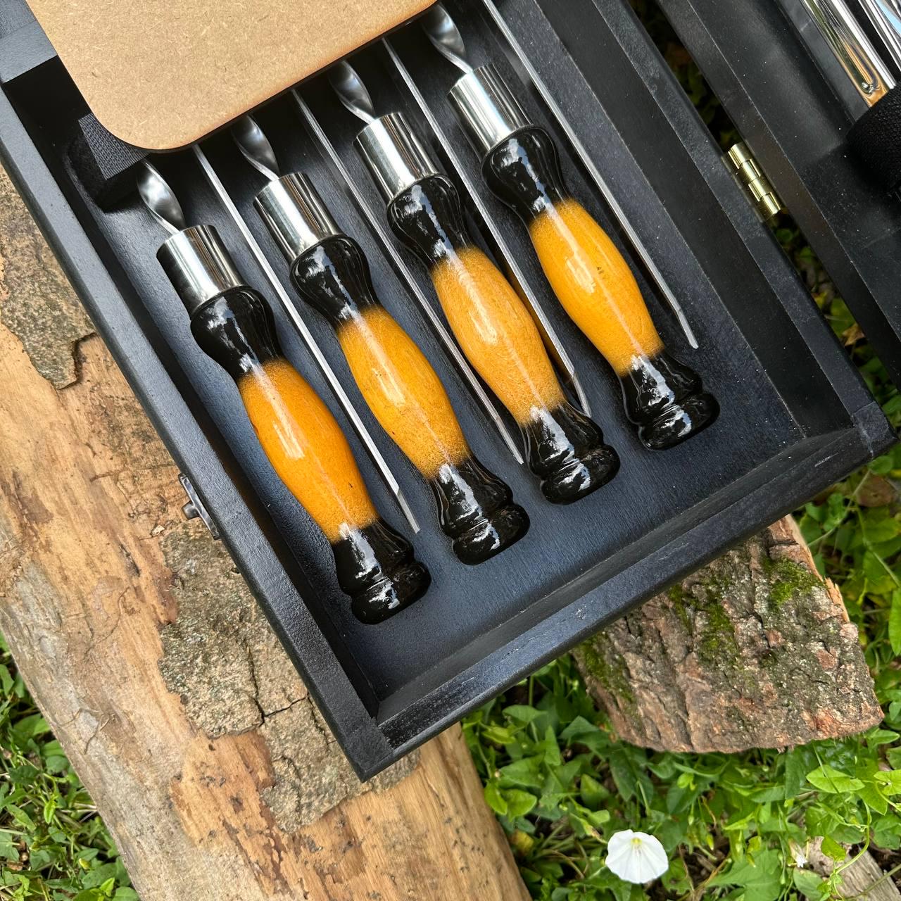 Набор шампуров в кейсе Хищник №5 M - фото 5 Набор шампуров в кейсе Хищник №5 M - фото 5