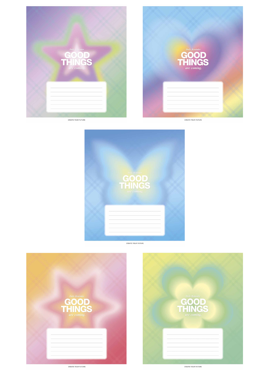 Тетради ученические Школьник Good things в клетку 12 л. 5 шт. (3526 4820006472511)