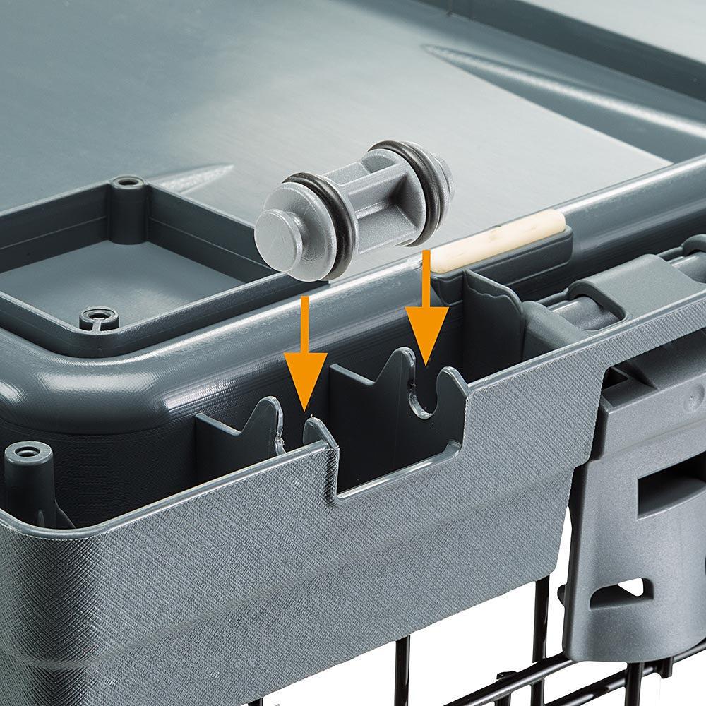 Клетка складная для собак с двумя или тремя дверцами SUPERIOR 62x47xh 50 см (A-037378) - фото 7 Клетка складная для собак с двумя или тремя дверцами SUPERIOR 62x47xh 50 см (A-037378) - фото 7