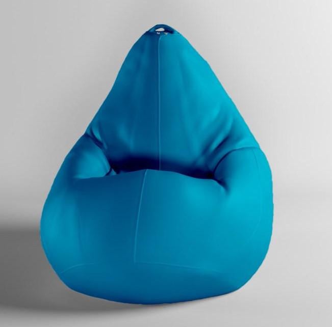 Кресло-мешок SkyPuff MEGA Груша Zeus Delux экокожа XXXL 160х120 см Blue (160167) Кресло-мешок SkyPuff MEGA Груша Zeus Delux экокожа XXXL 160х120 см Blue (160167)