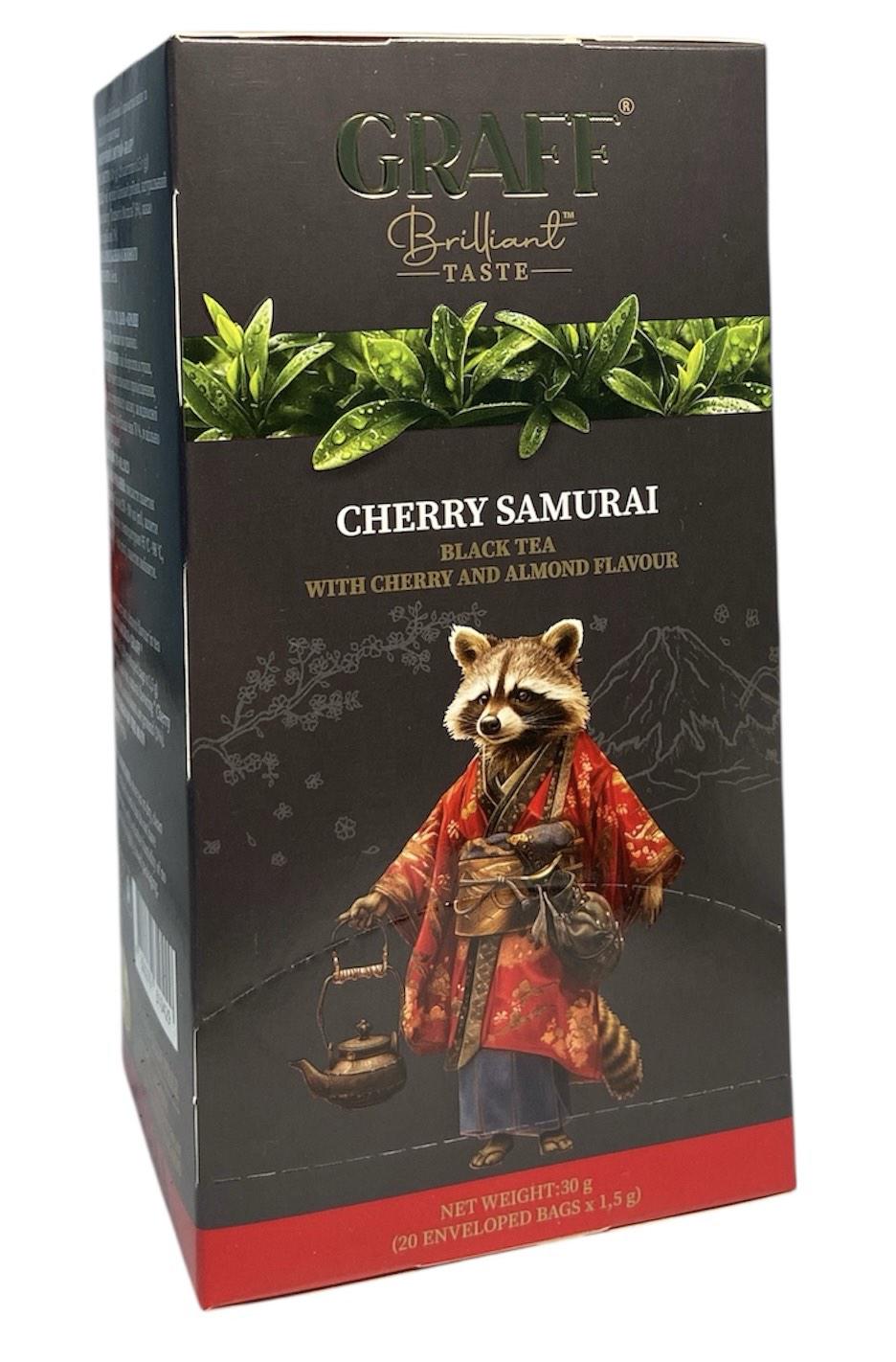 Чай чорний Graff Вишневий Самурай 20 пак. по 1,5 г (60723)