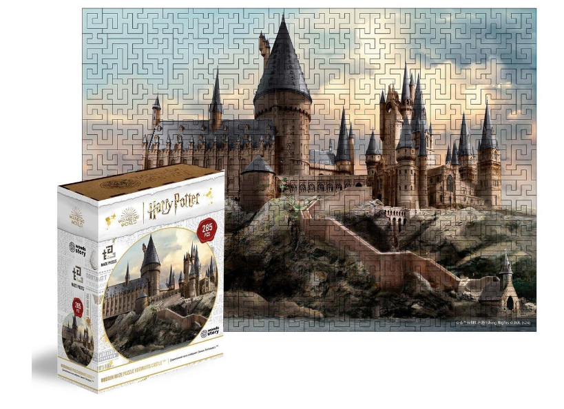 Пазл деревянный фигурный Woods Story Гарри Поттер Серия Замок Хогвартс