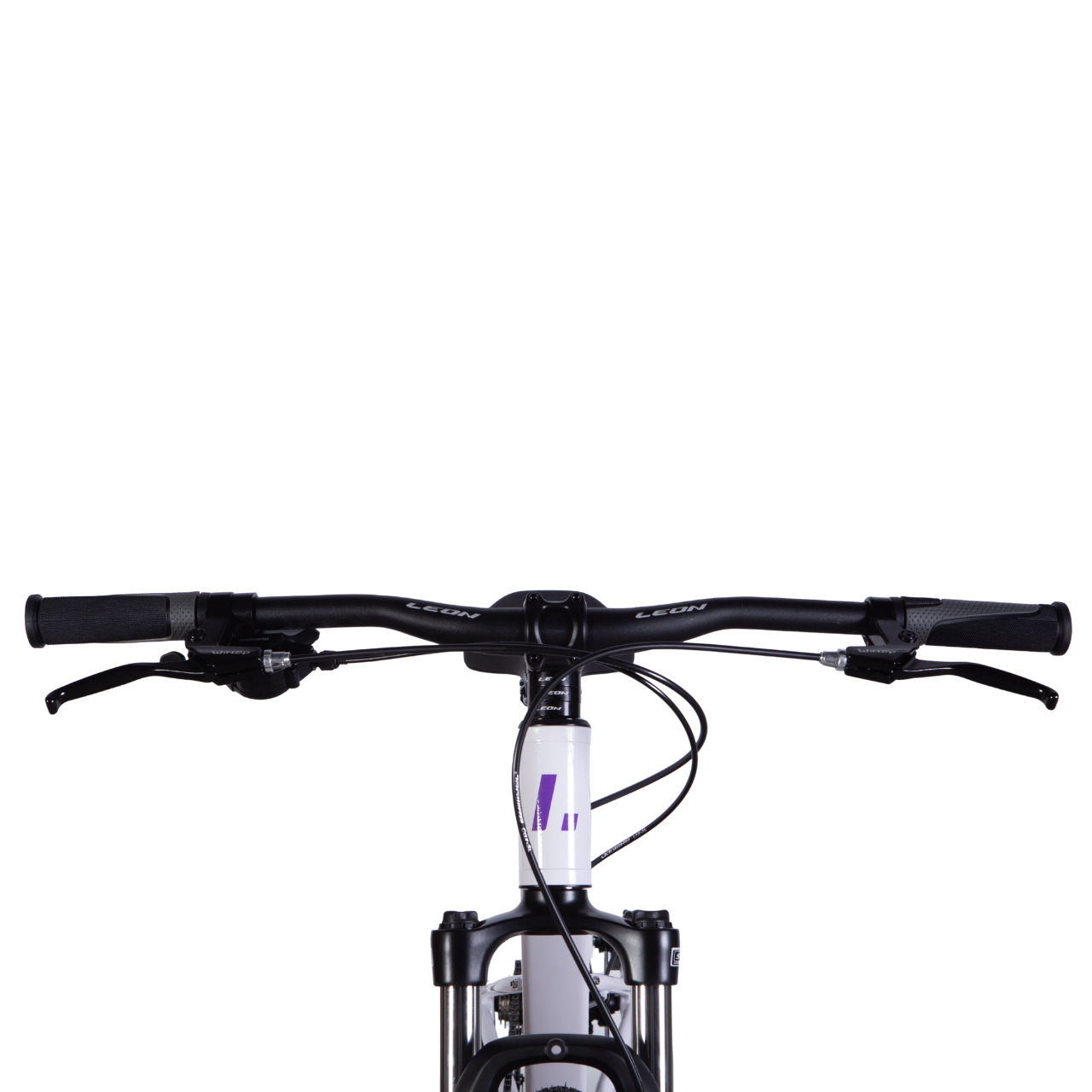 Велосипед подростковый Leon SUPER JUNIOR DD CS AL 26" 13" 2025 Белый/Сиреневый - фото 2 Велосипед подростковый Leon SUPER JUNIOR DD CS AL 26" 13" 2025 Белый/Сиреневый - фото 2