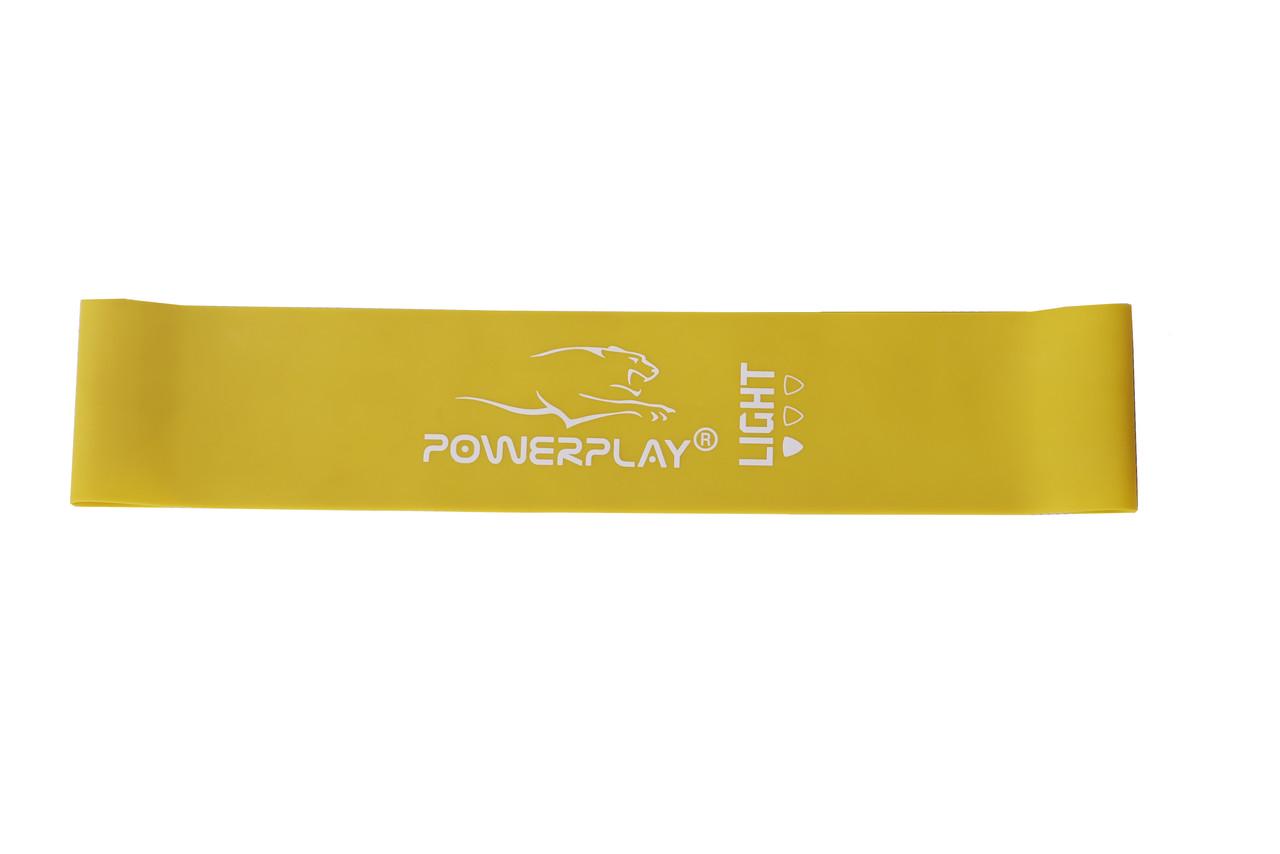 Фитнес резинка PowerPlay 4114 Х-Light Желтый 500x50x0,6 мм