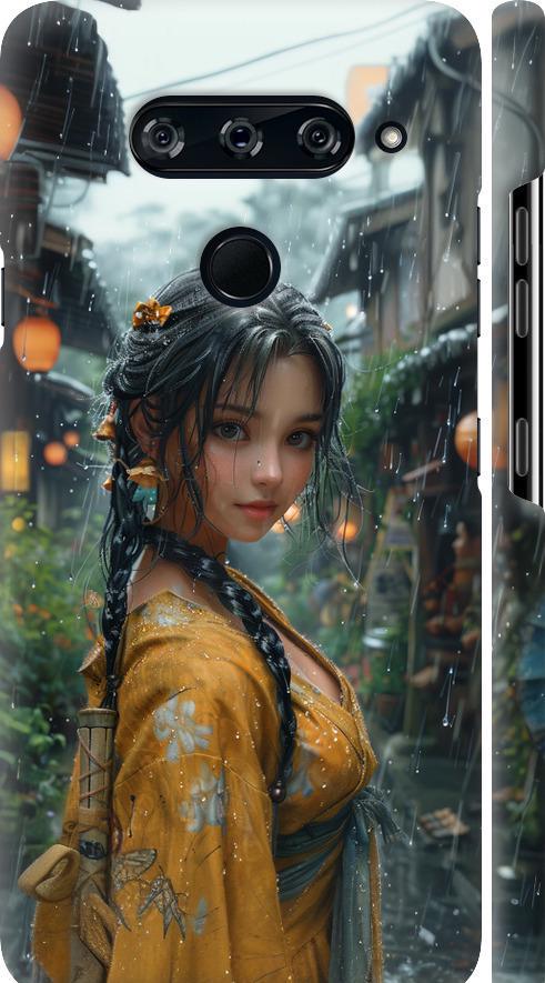 Чехол на LG V40 ThinQ Anime-girl (6133m-1577-42517)