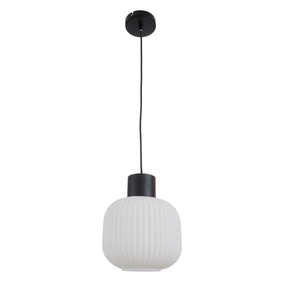 Люстра підвіс з рельєфним плафоном Brille BR-01 476S/1 E27 WH