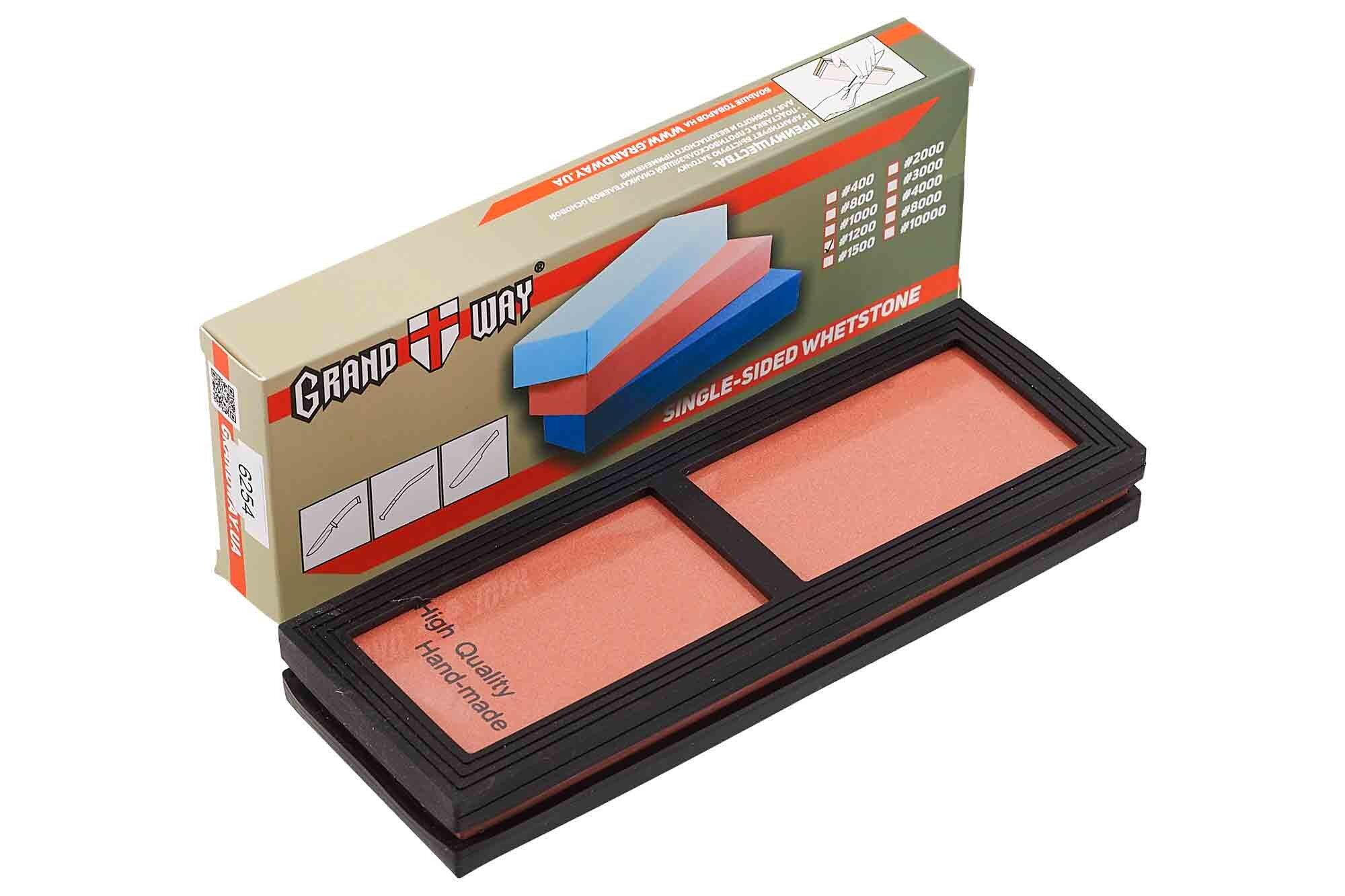 Точильний камінь для ножів Grand Way 6254 1200 grit - фото 2 Точильний камінь для ножів Grand Way 6254 1200 grit - фото 2