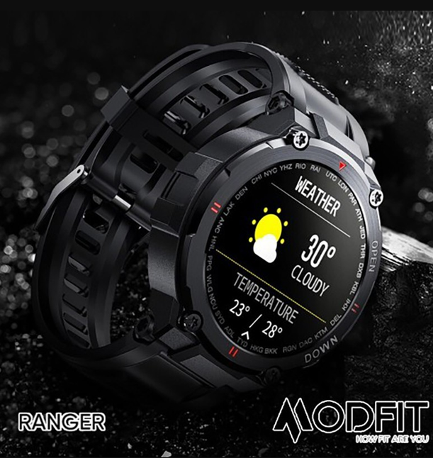 Смарт-часы Modfit Ranger All 36 мм Black (1077-0204) - фото 15