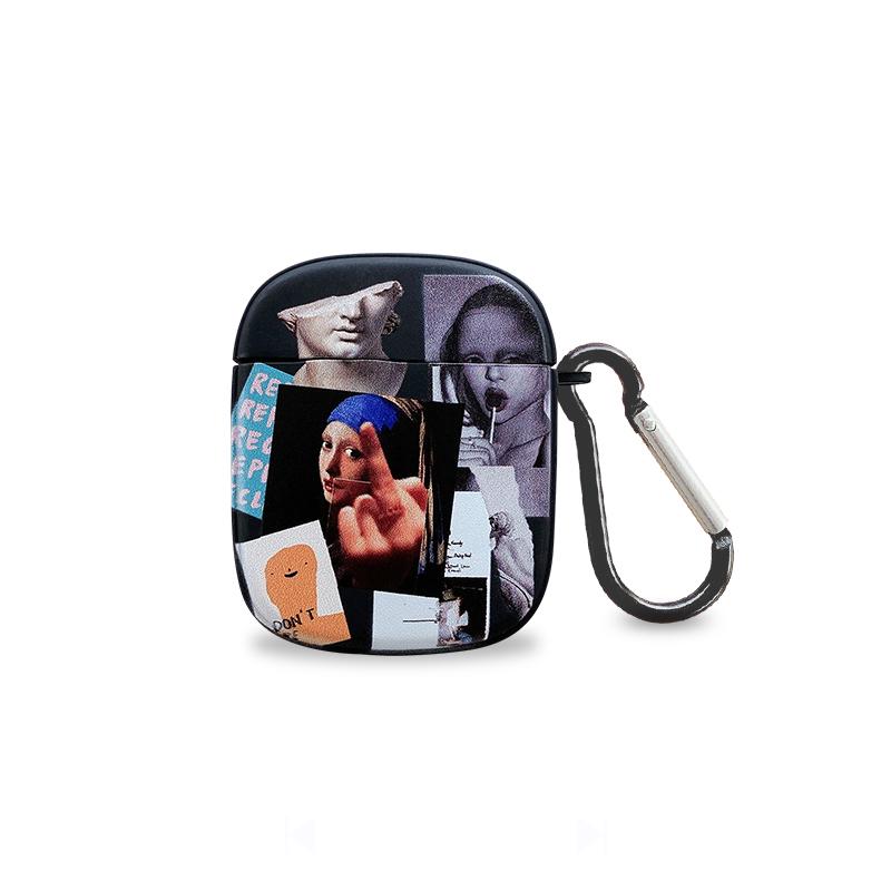 Чехол для Airpods 1/2 Lady Fashion Черный
