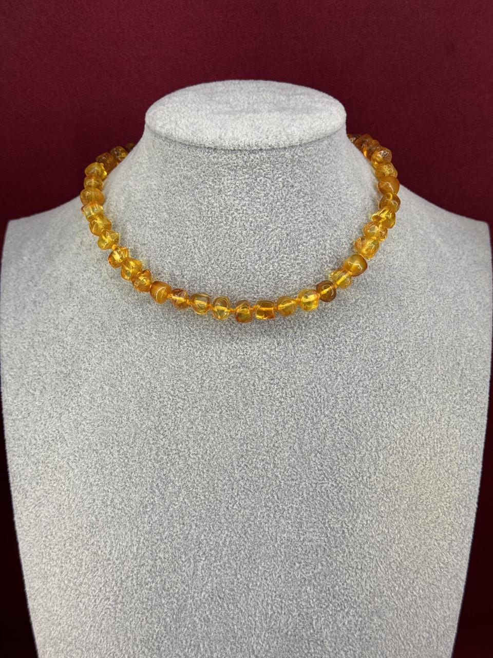 Бусы из янтаря детские 33 см (у-20)