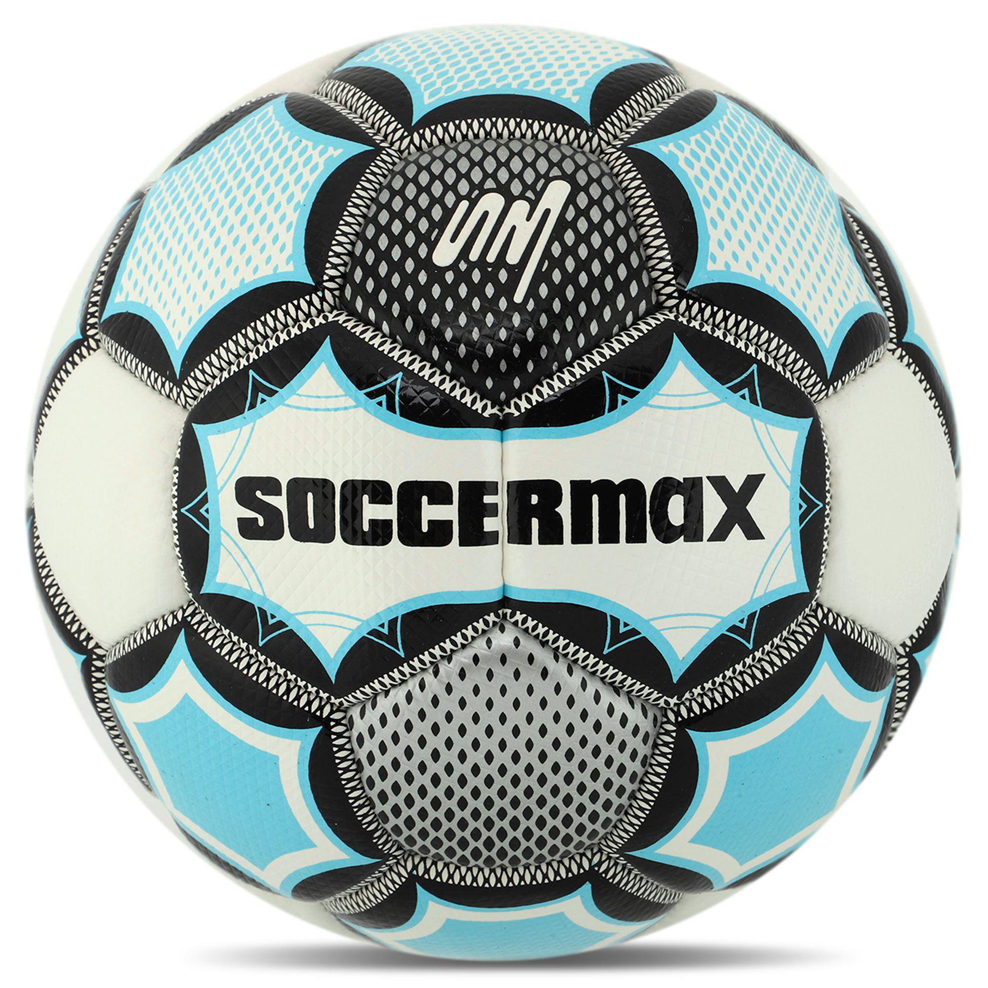 Футбольный мяч CRYSTAL SOCCERMAX FB-7997 №5 PU Белый/Голубой