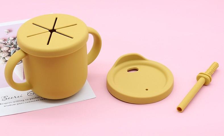 Набір дитячого силіконового посуду на присоску 11 предметів (639501114) - фото 5