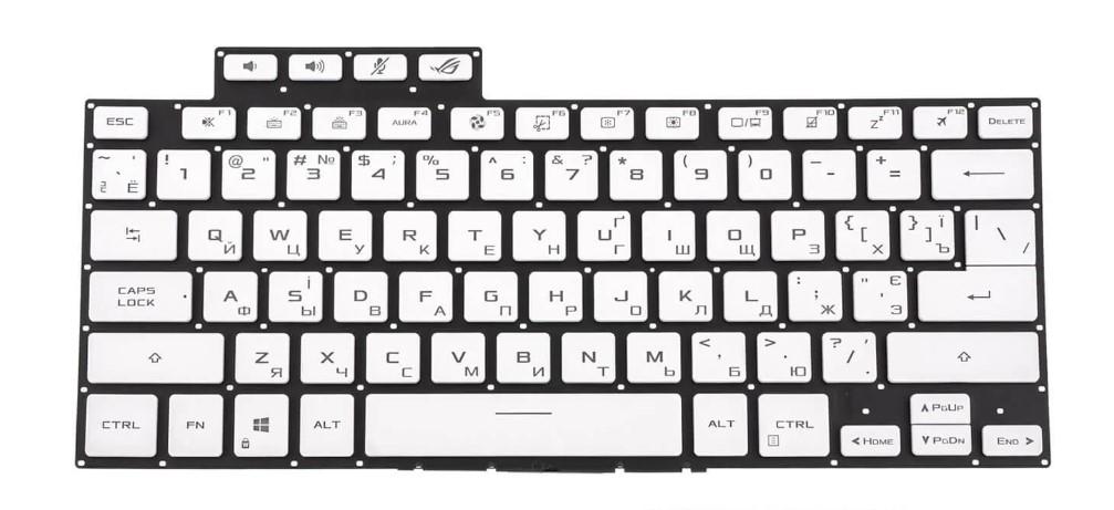 Клавиатура для ноутбука Asus GU603ZX с подсветкой клавиш (0KNR0-261HRU00)