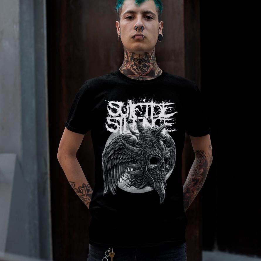 Футболка унисекс Suicide Silence Crown 4XL Черный (0000009048)