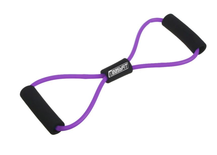 Эспандер EasyFit восьмерка трубчатая Фиолетовый (EF-3947-V)