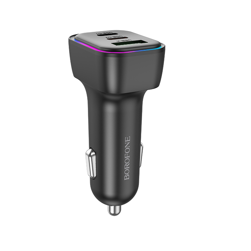 Зарядное устройство для телефонов автомобильный Borofone BZ28C Trophie PD60W Black (26415)