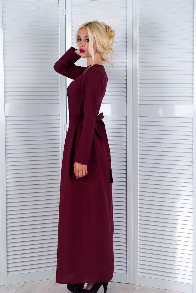 Сукня Podium Sonia 21222-BORDO XXL Бордовий