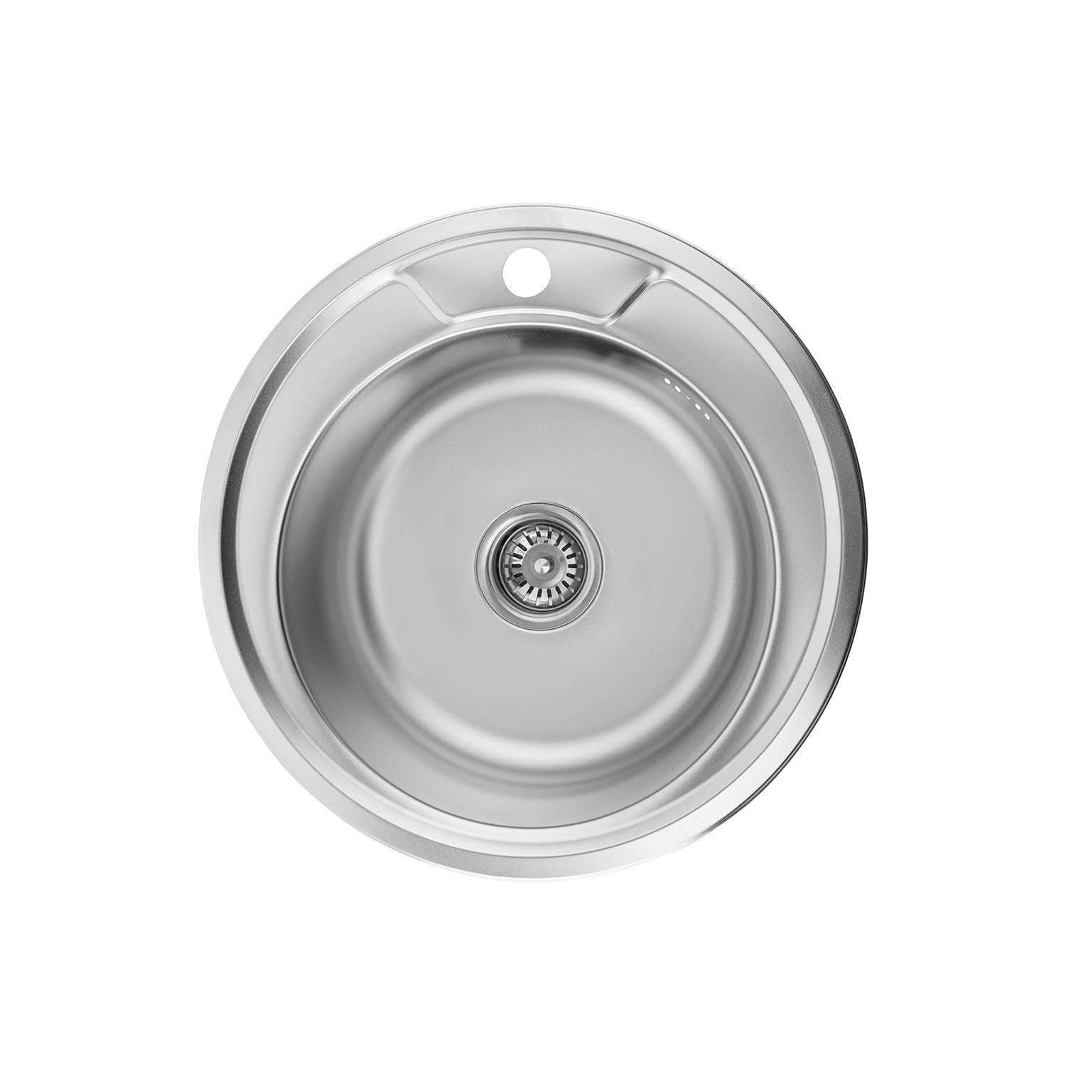 Мойка для кухни Kroner KRP Satin 490 0,6 мм (CV022764)